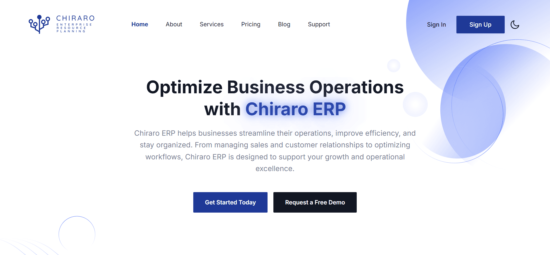 Chiraro ERP